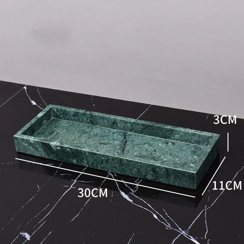 Real Natural Marble Tray