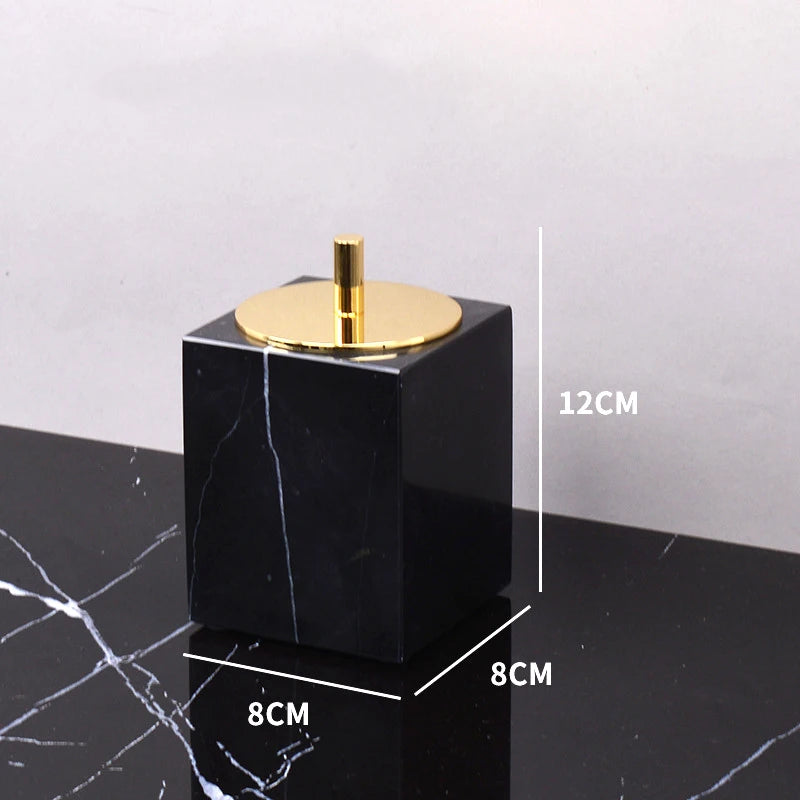 Black Marquina Natural Marble Bathroom