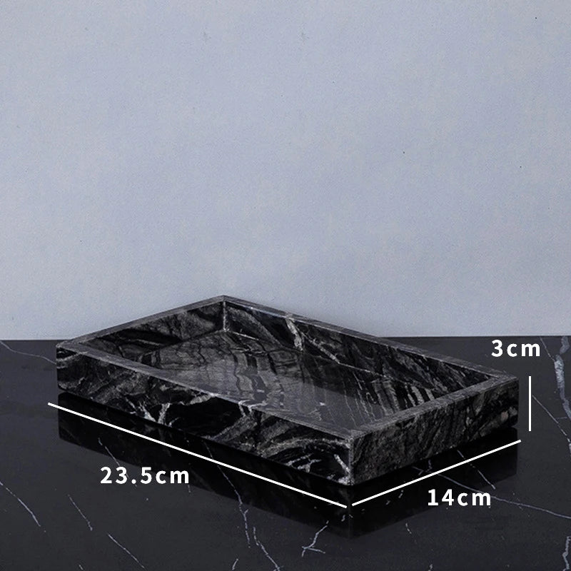 Wood Grain Marble Bath Set