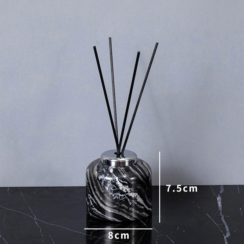 Wood Grain Marble Bath Set