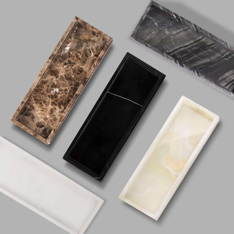 Real Natural Marble Tray