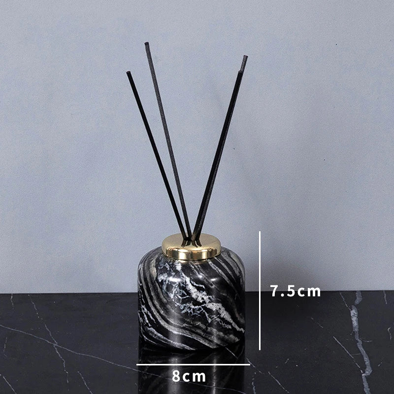 Wood Grain Marble Bath Set