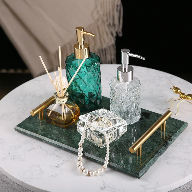 Real Natural Marble Tray