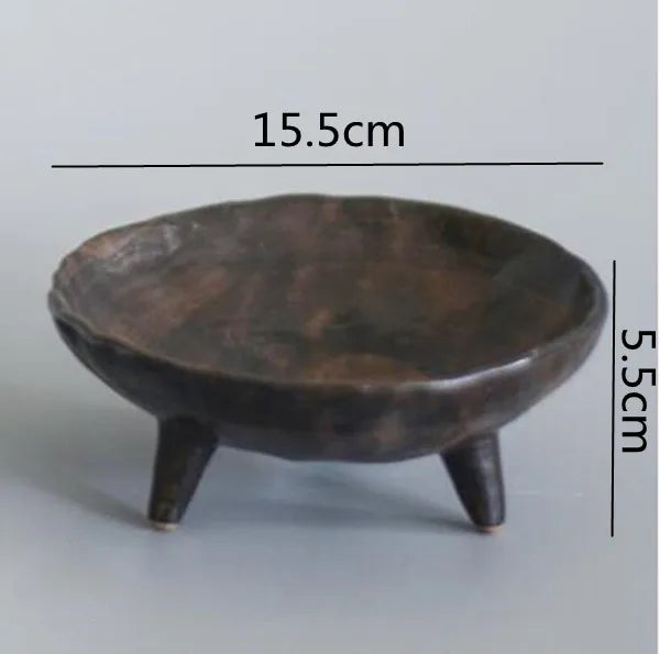 Triangle Stoneware Plate