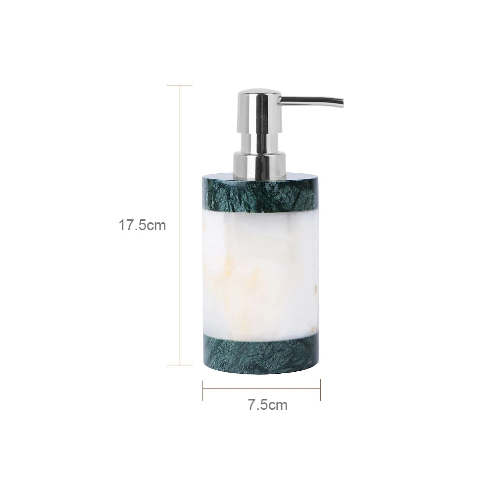 Indian Green Onyx Bath Set