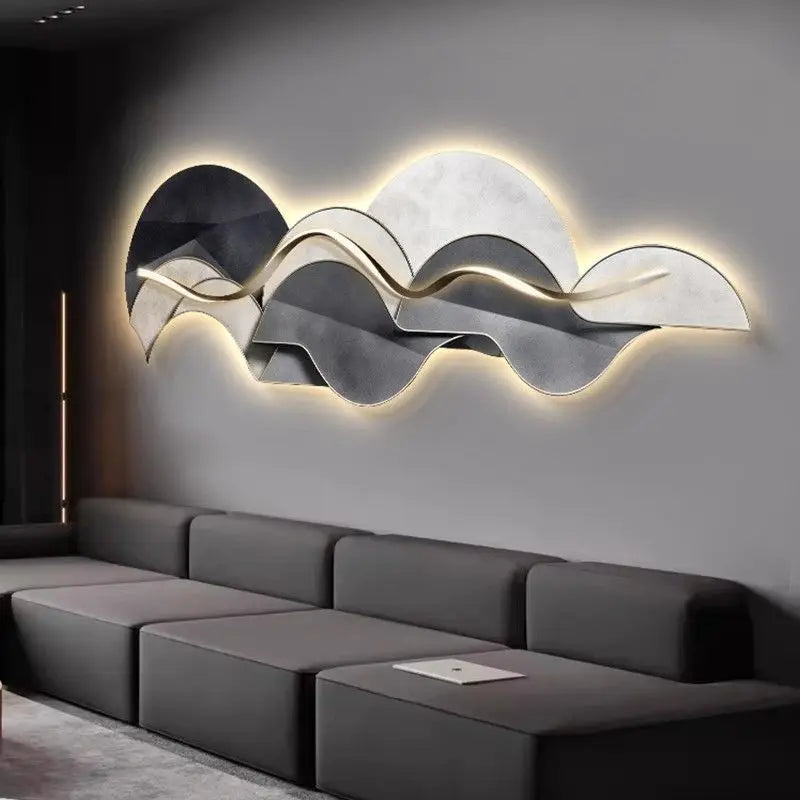 Abstract Sofa Mural Light