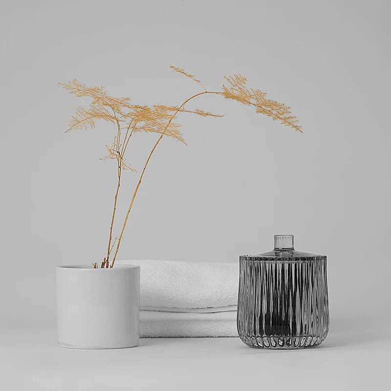Glass Bathroom Accessories Set