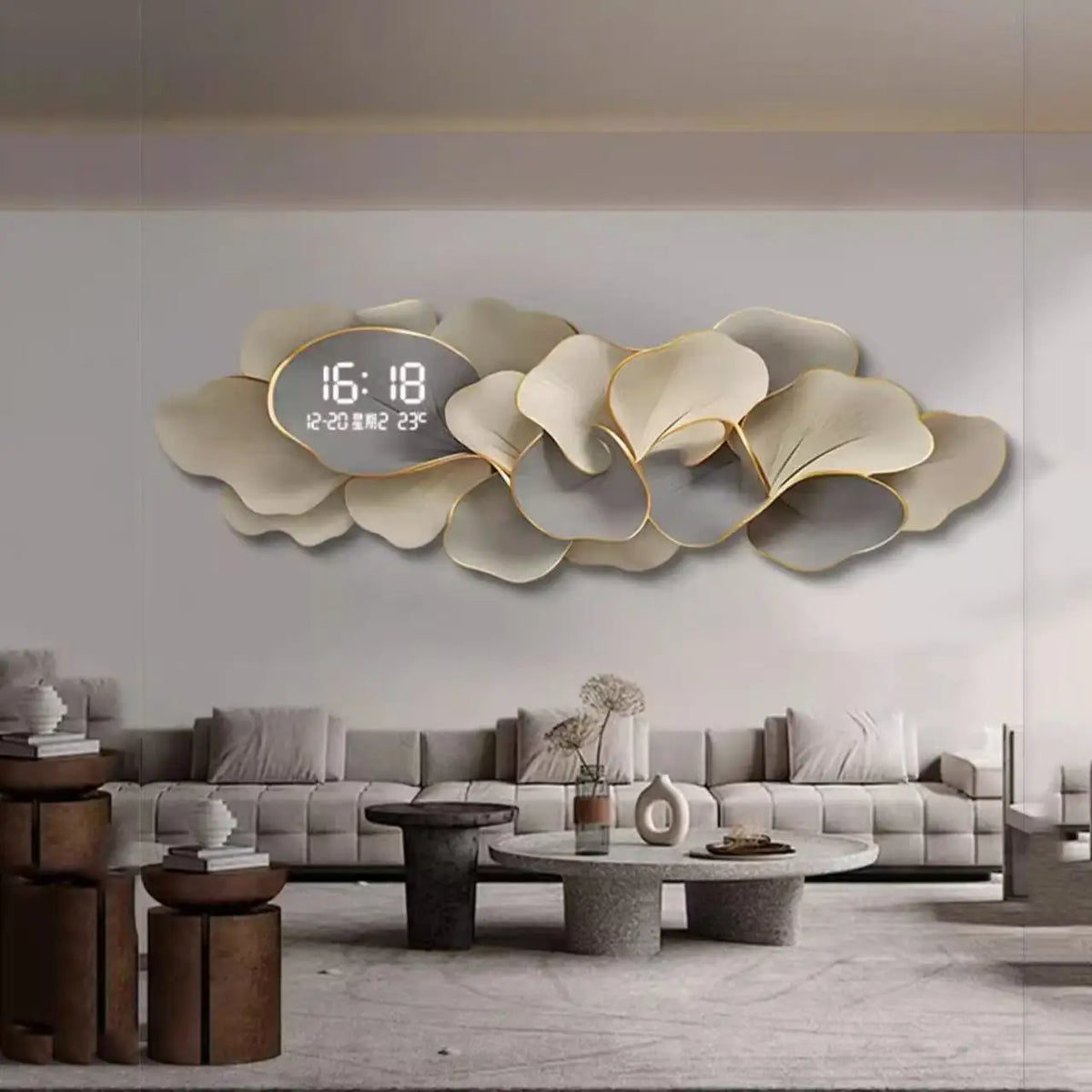 Electronic Clock Mural