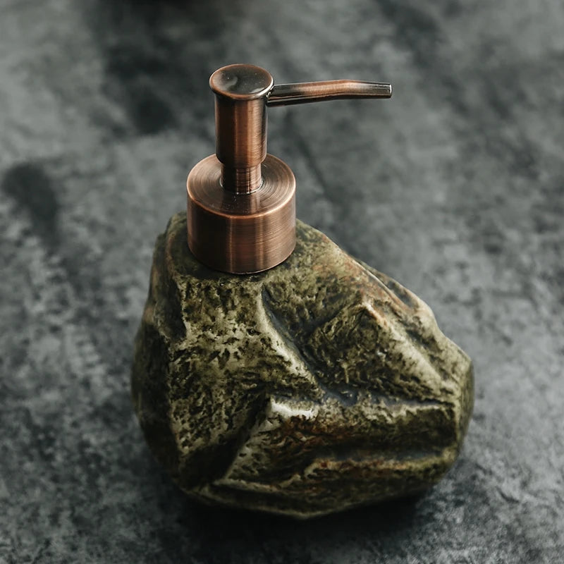 Stone-Effect Lotion Bottle