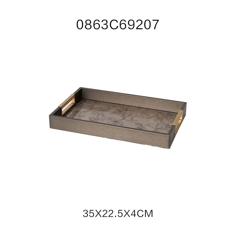 Gilded Branch Tray