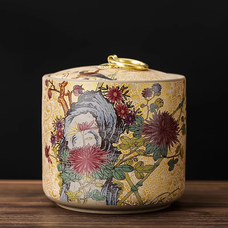 Ceramic Sealed Tea Jar