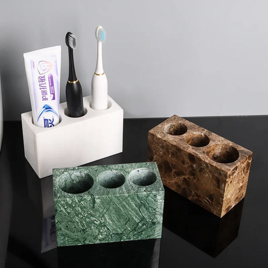 Natural Marble Toothbrush Holder Cup