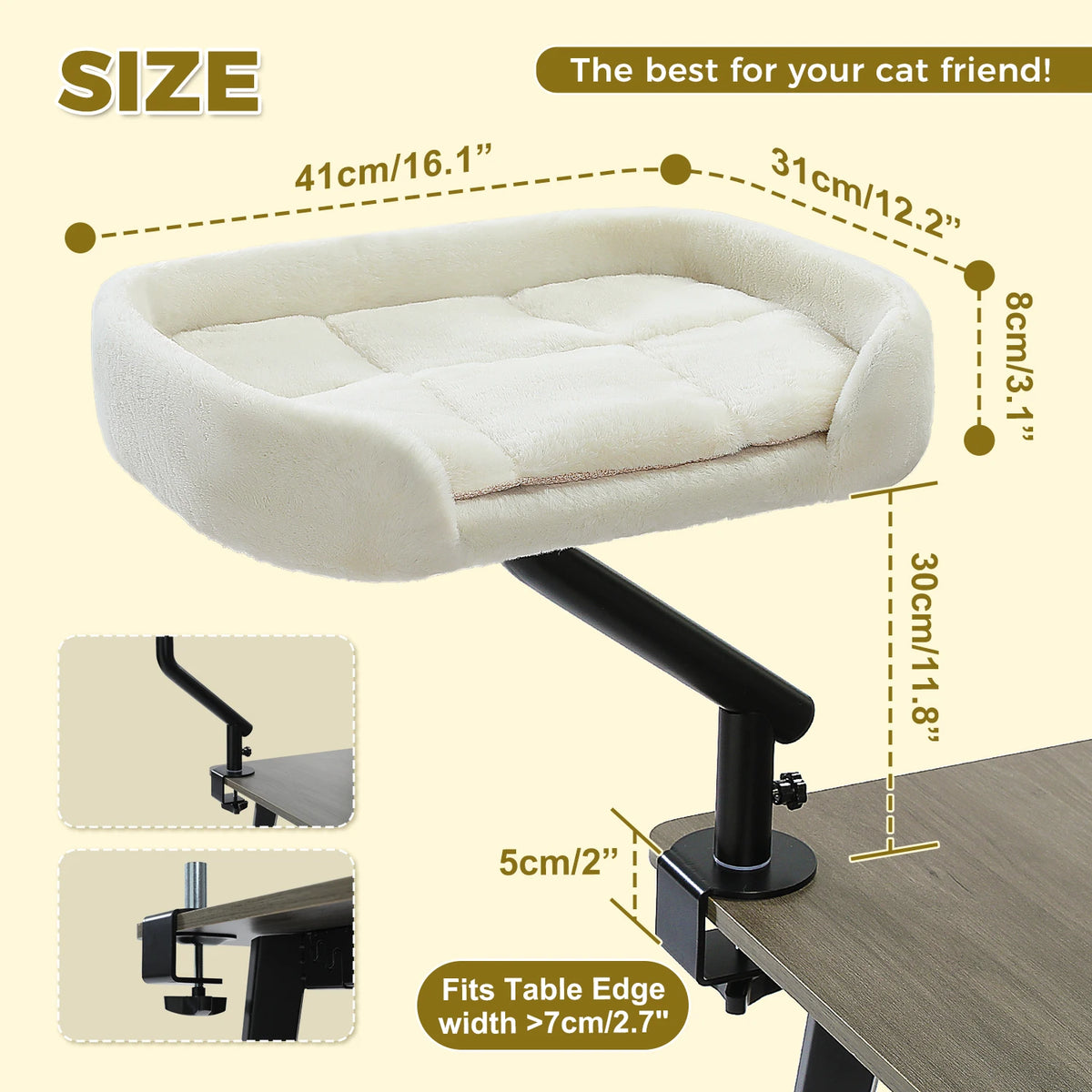 Rotating Cat Desk Bed