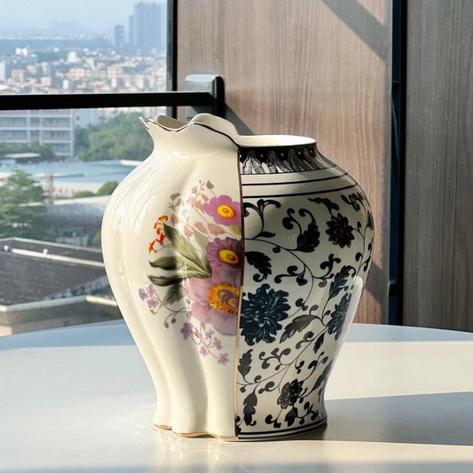 East-West Ceramic Vase