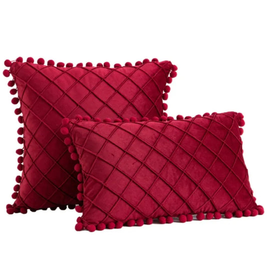 Red Pillowcases Decorative Christmas Pillow
