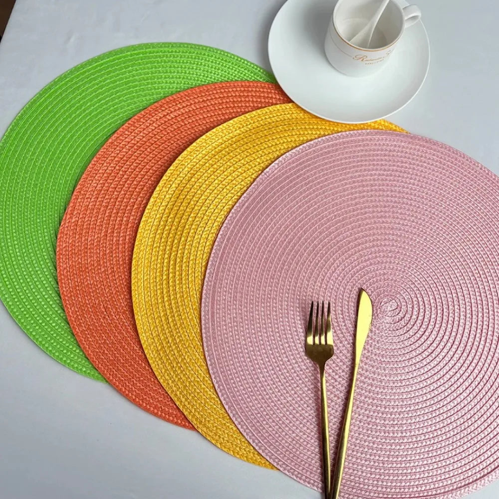 Woven Round Table Mats