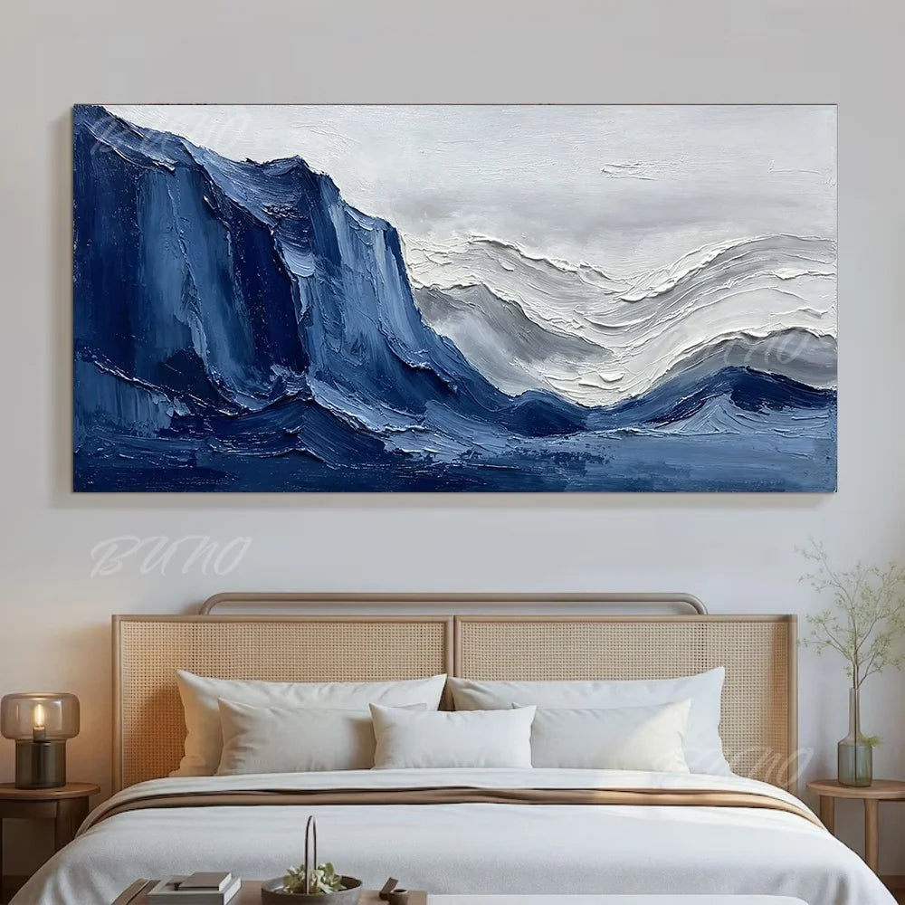 Earth Tone Mountain Painting