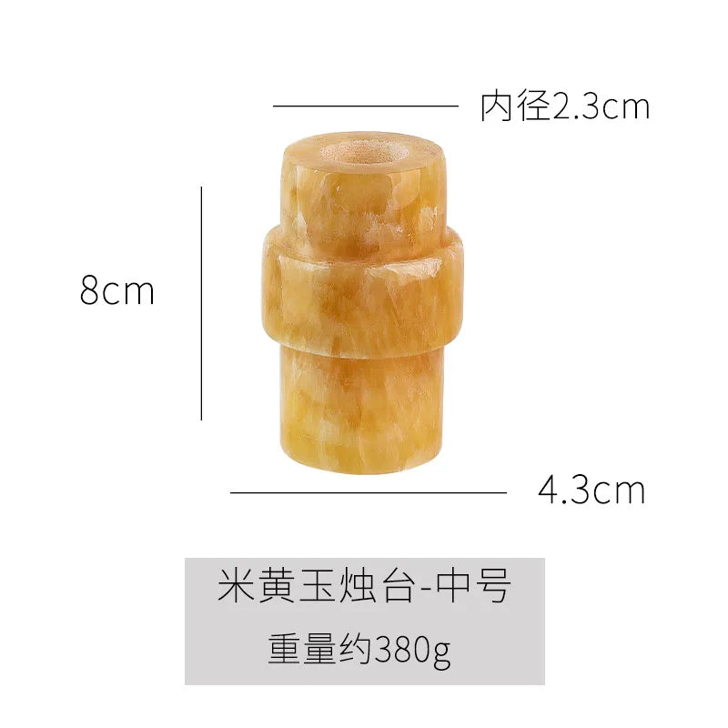 Cave Stone Candlestick