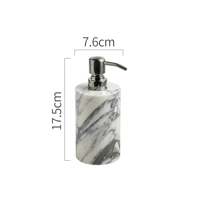 Arabescato Marble Bath Set