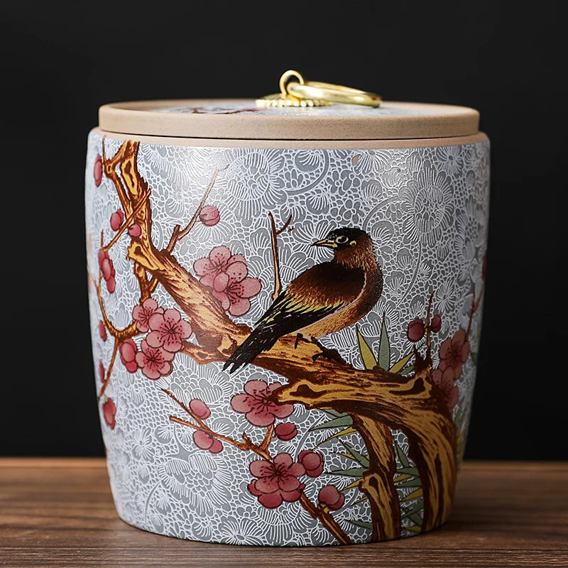 Ceramic Sealed Tea Jar