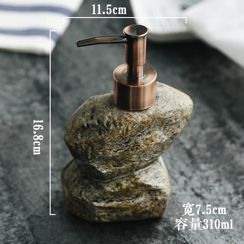 Stone-Effect Lotion Bottle