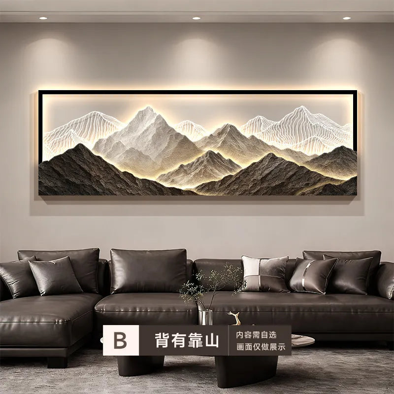 Mountain Backdrop Wall Light