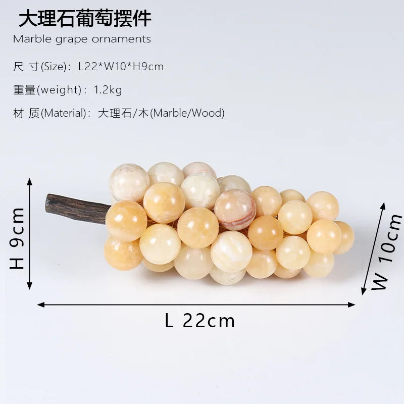 Marble Grape Ornament