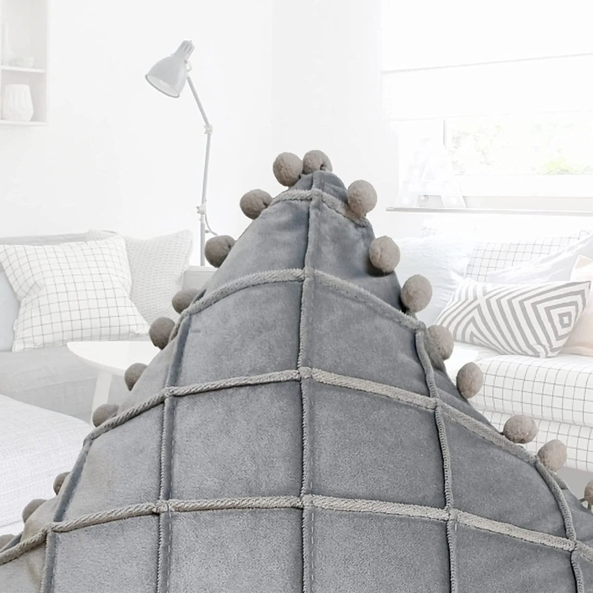 Pompom Textured Cushion Cover