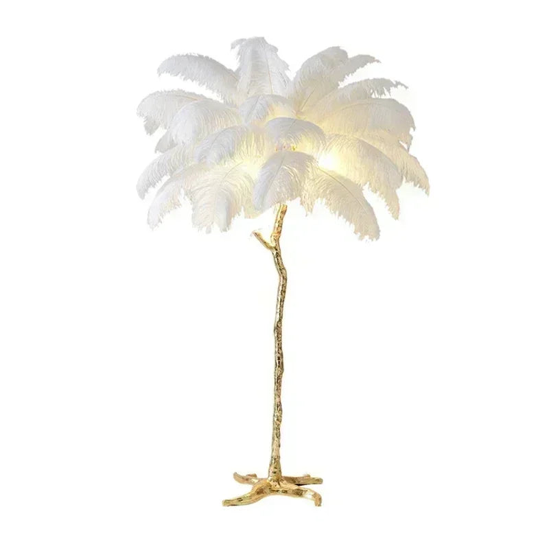 Feather LED Floor Lamp Nordic