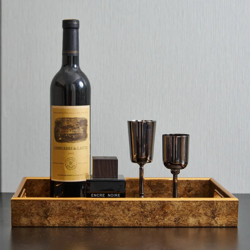 Gilded Branch Tray