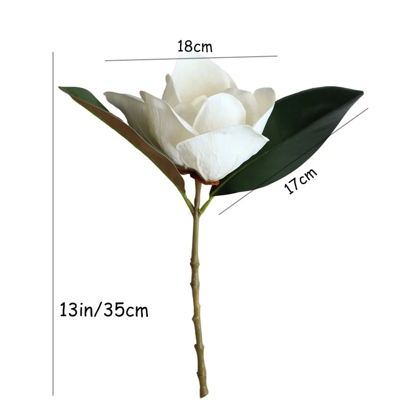 Artificial Magnolia Flower Real Touch