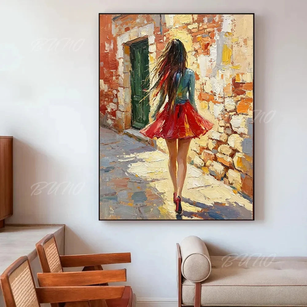 Figure Palette Knife Art