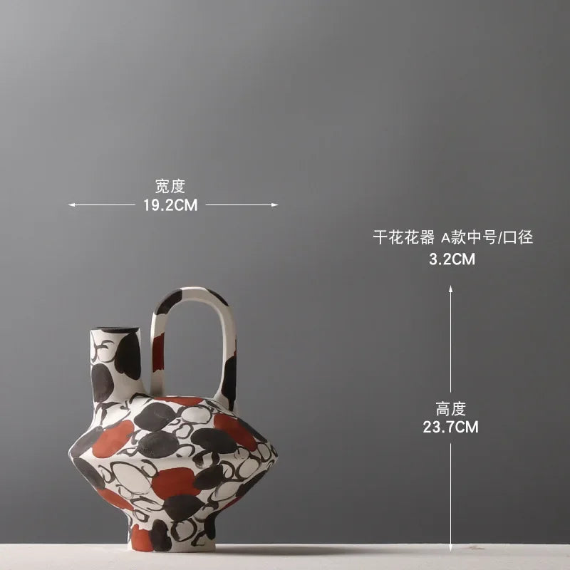 Hand-painted Ceramic Vase Modern Flower