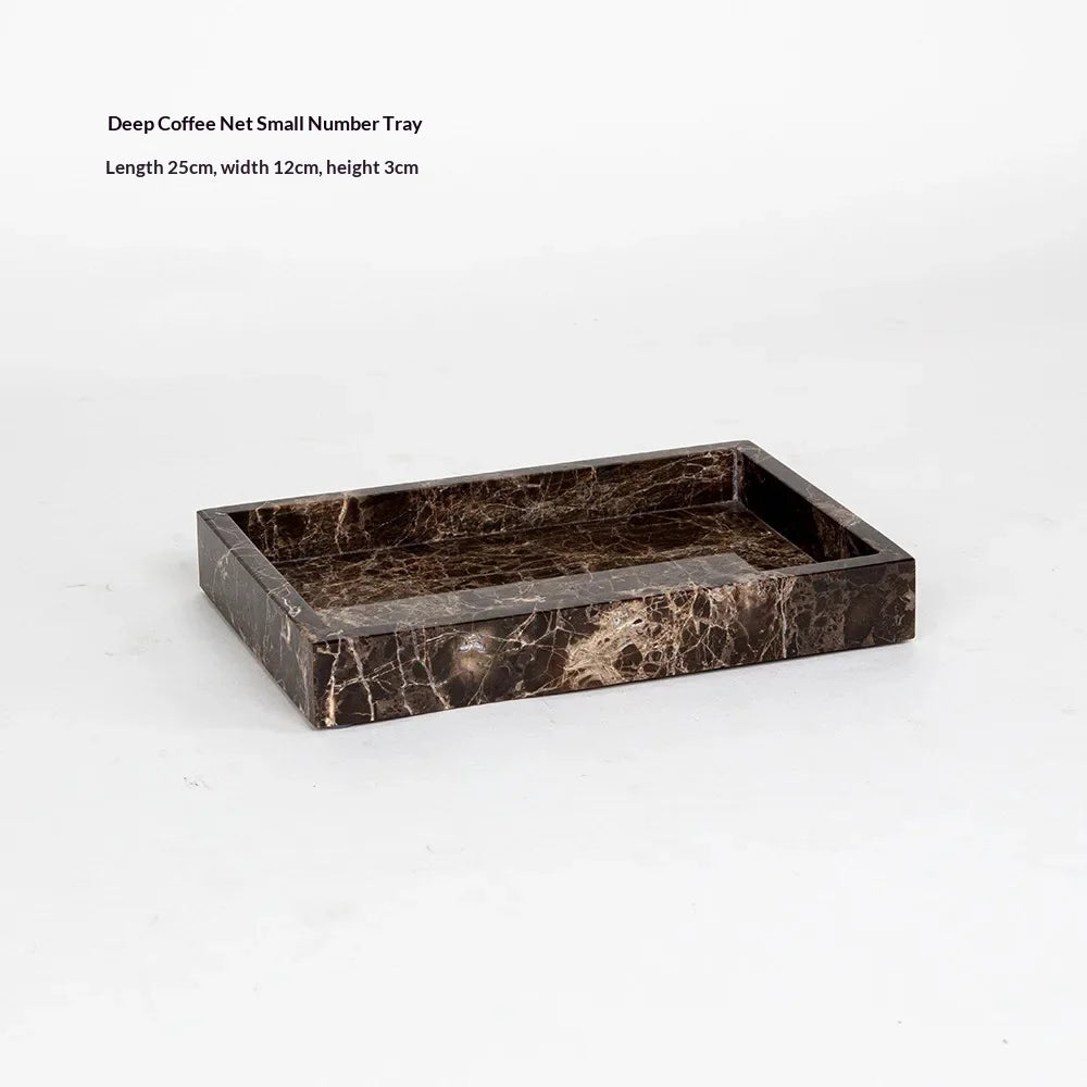 Marble Bath Accessories Set
