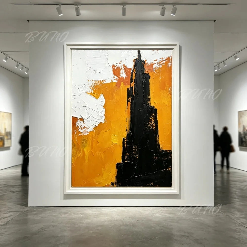 Terracotta Landscape Painting