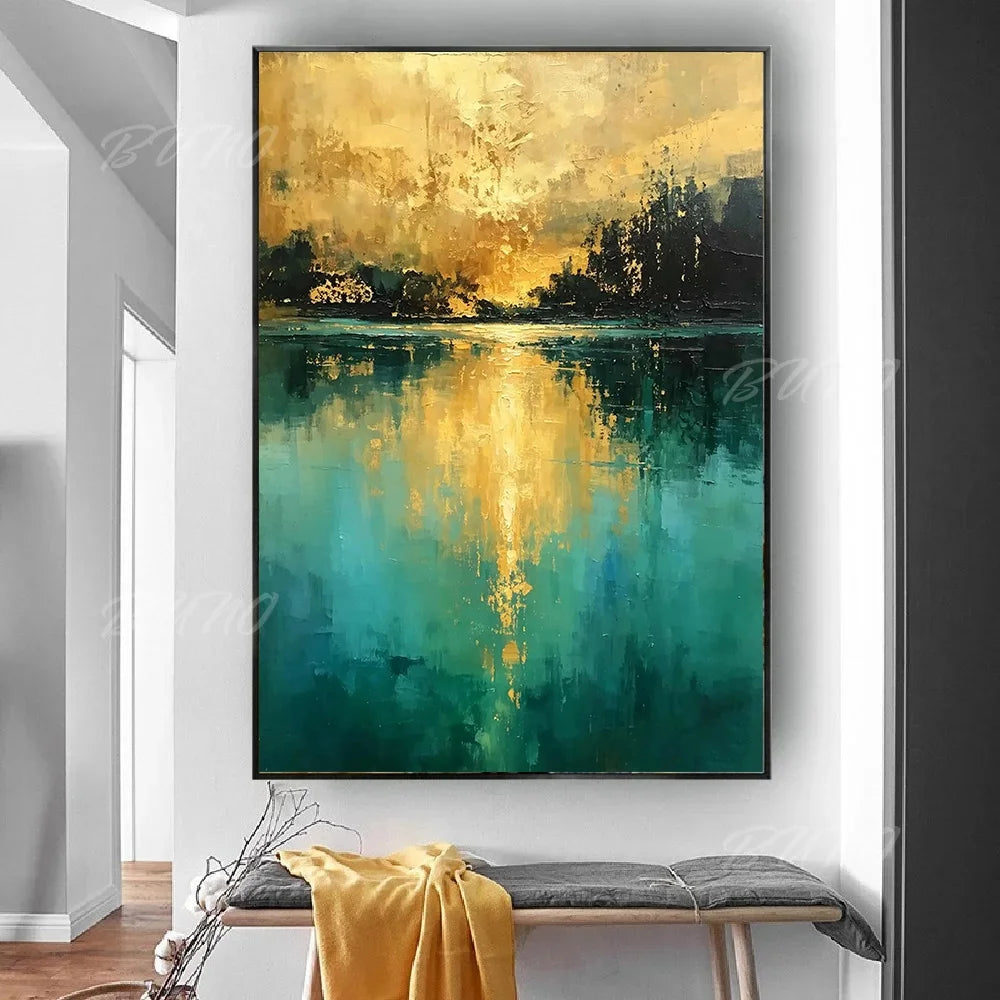 Lake View Palette Painting