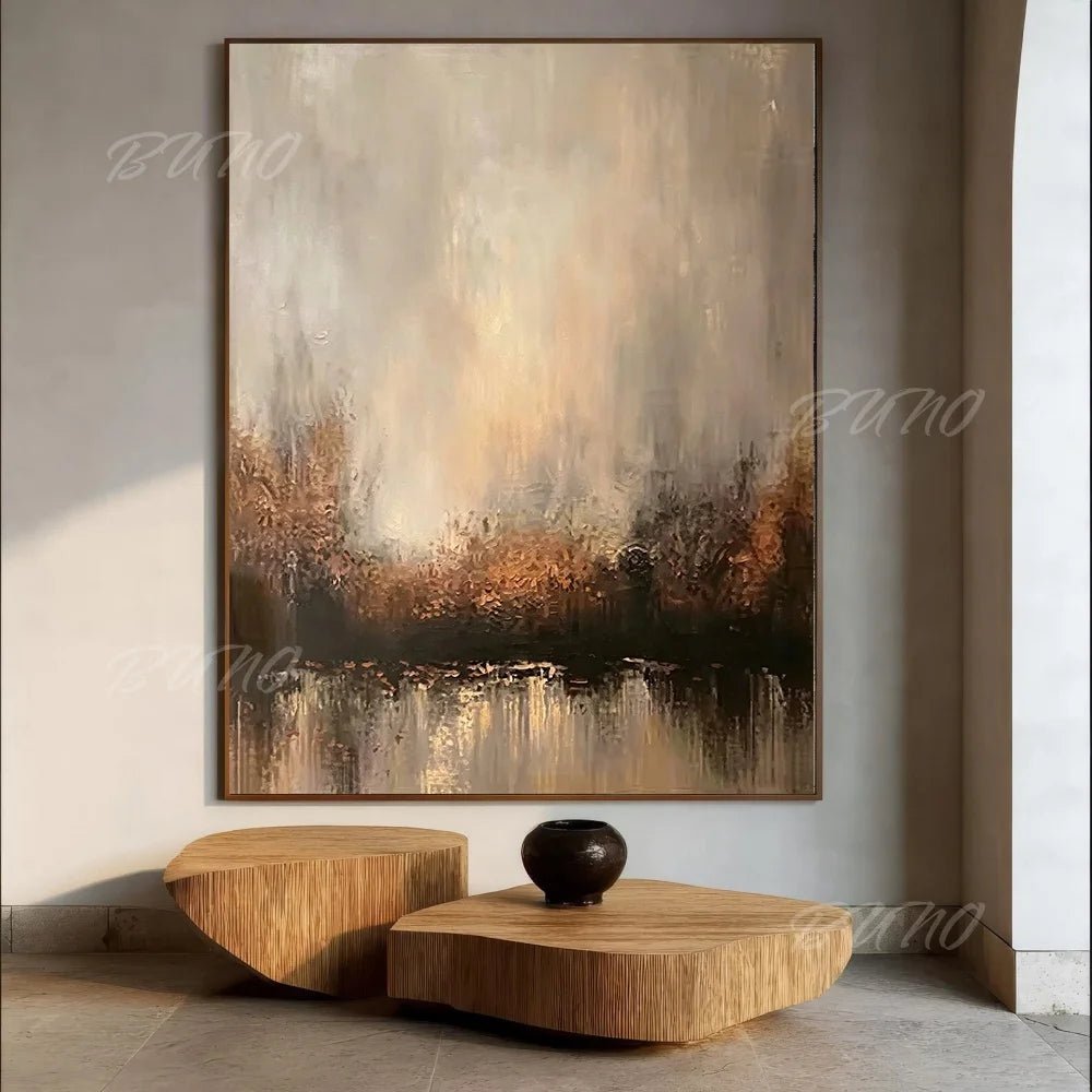 Misty Autumn Landscape Art