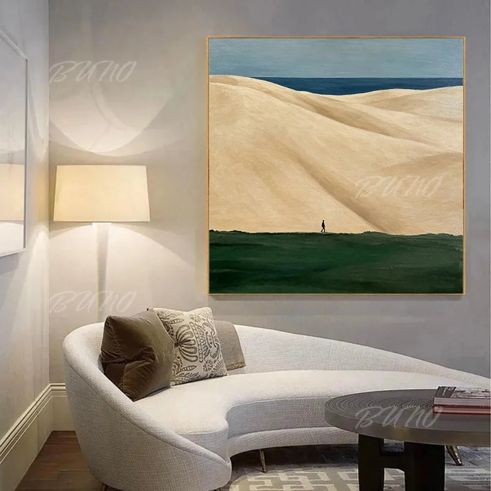 Serene Ocean Landscape Art