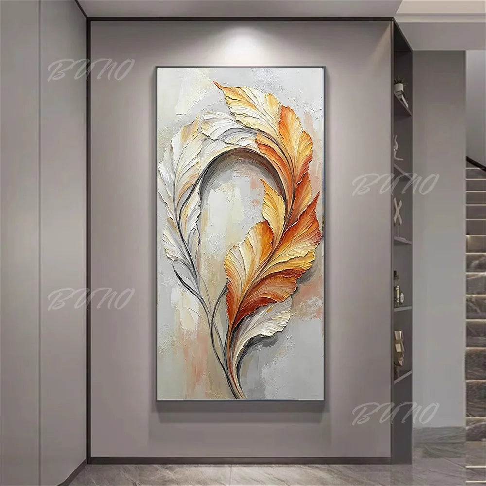 Luxury Gold Floral Painting