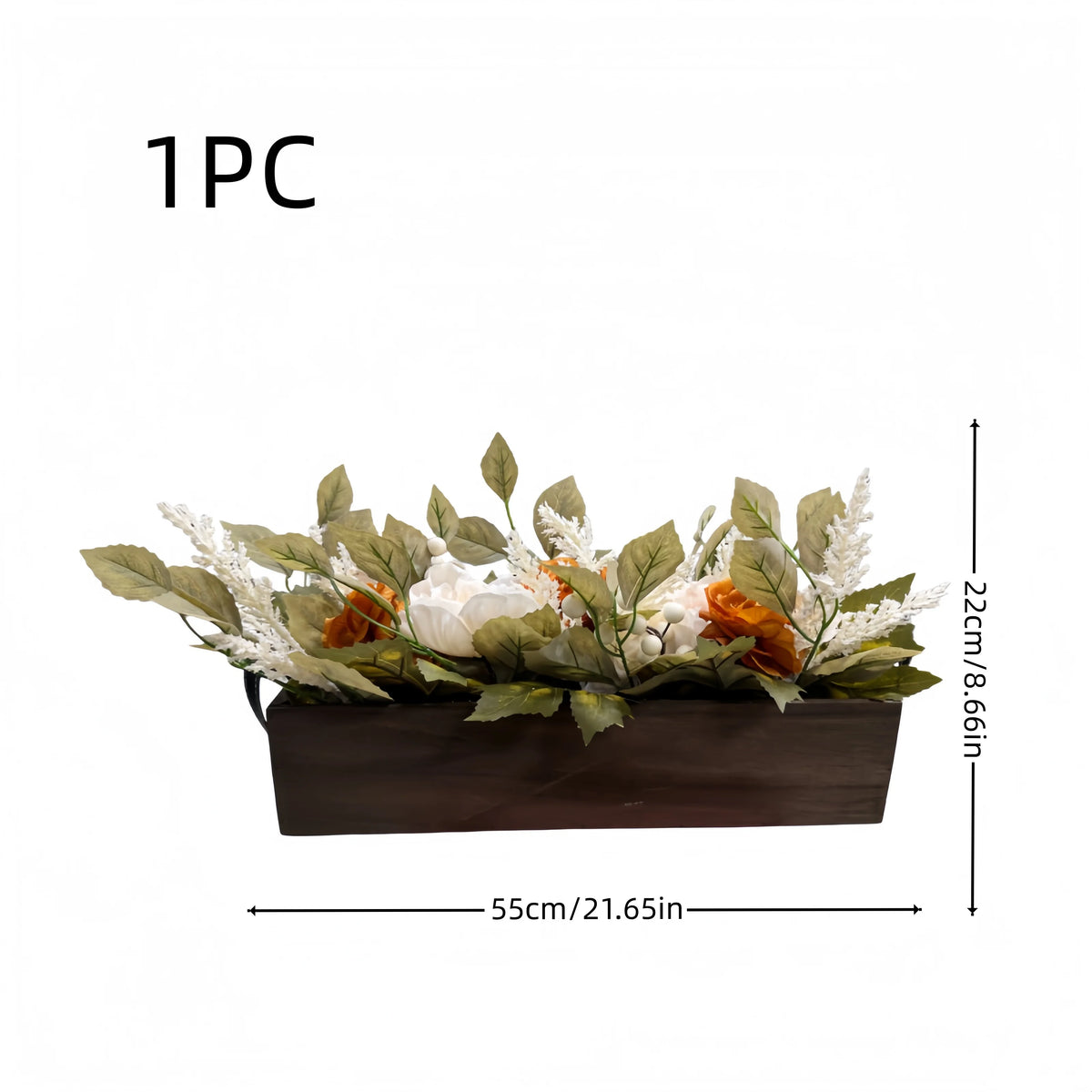 Autumn Pumpkin Peony Wreath