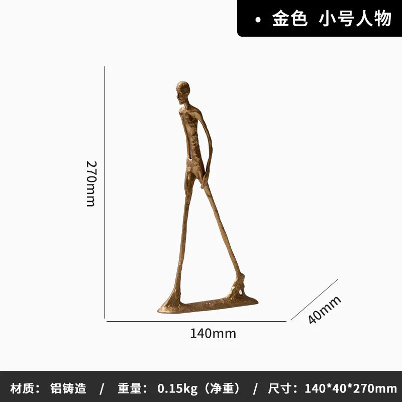 Cast Iron Figure Sculpture