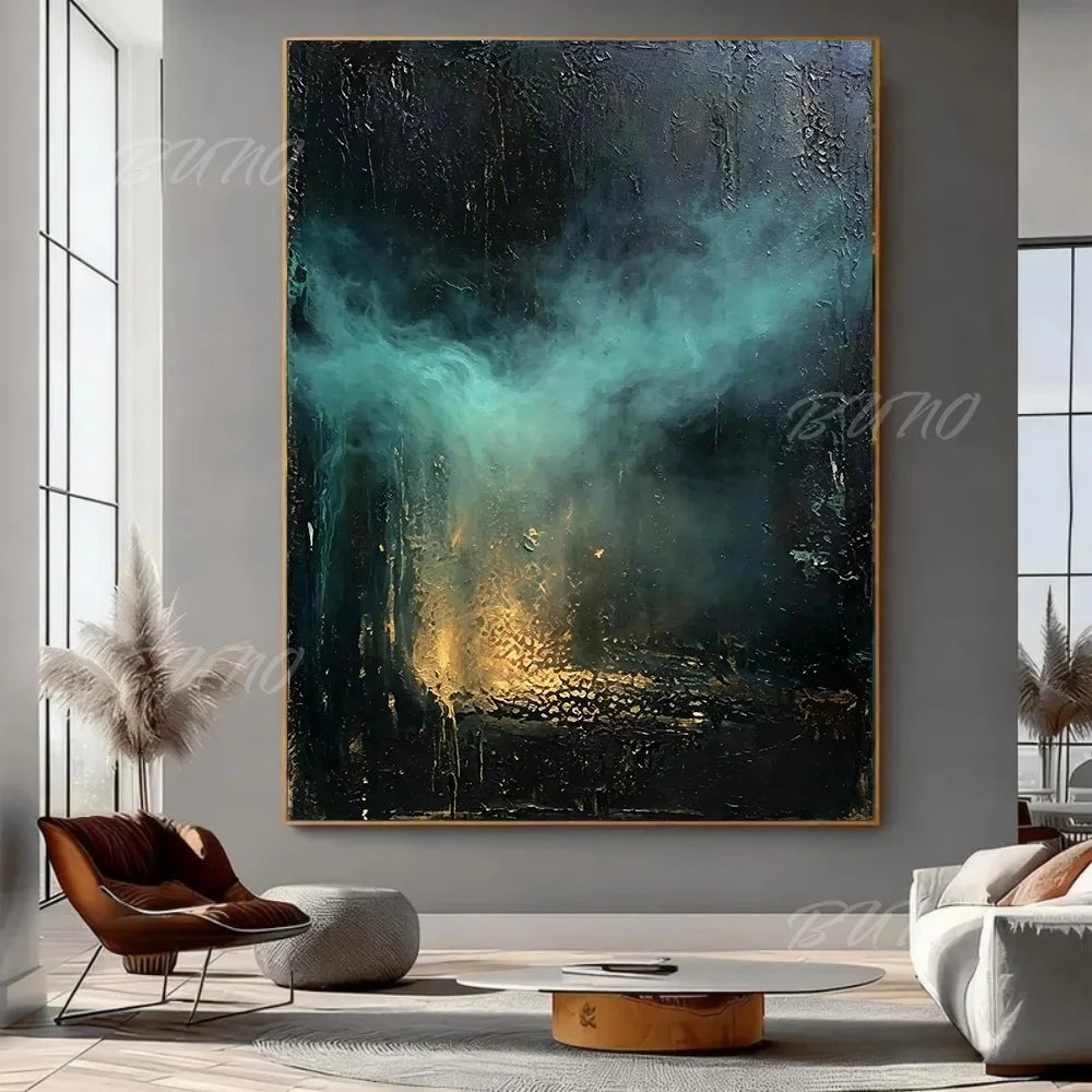 Black Marble Canvas Art