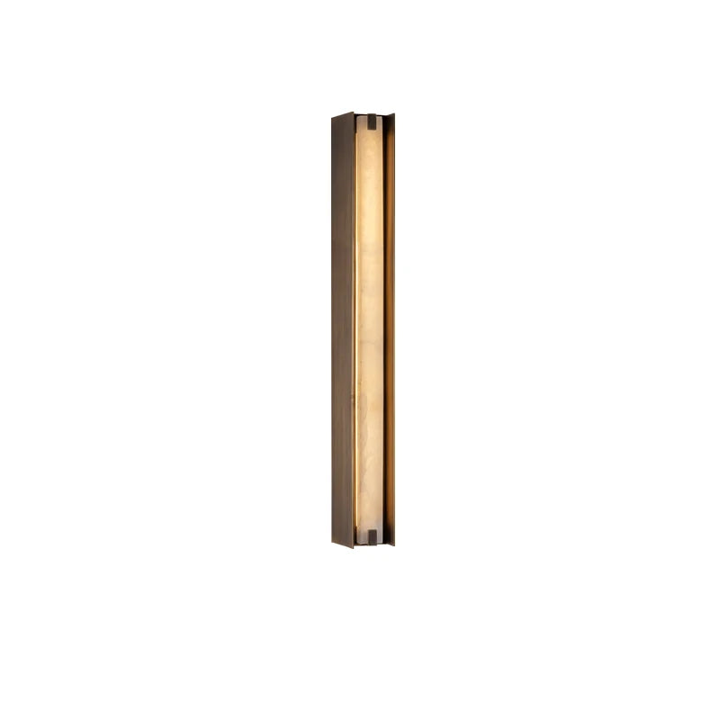 Chinese Style Natural Marble Strip Wall Lamp