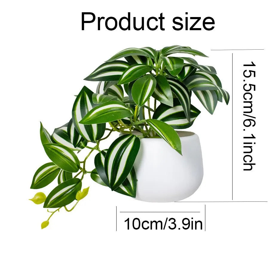 Artificial Foliage Plant Pot Bonsai