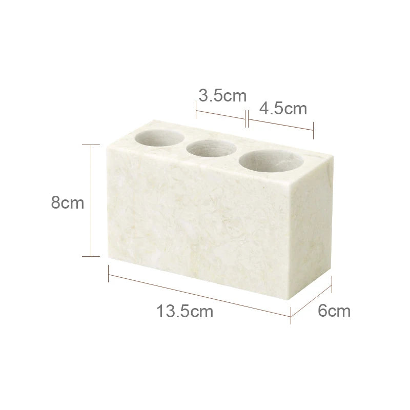 Emperador Light Marble Bath Set