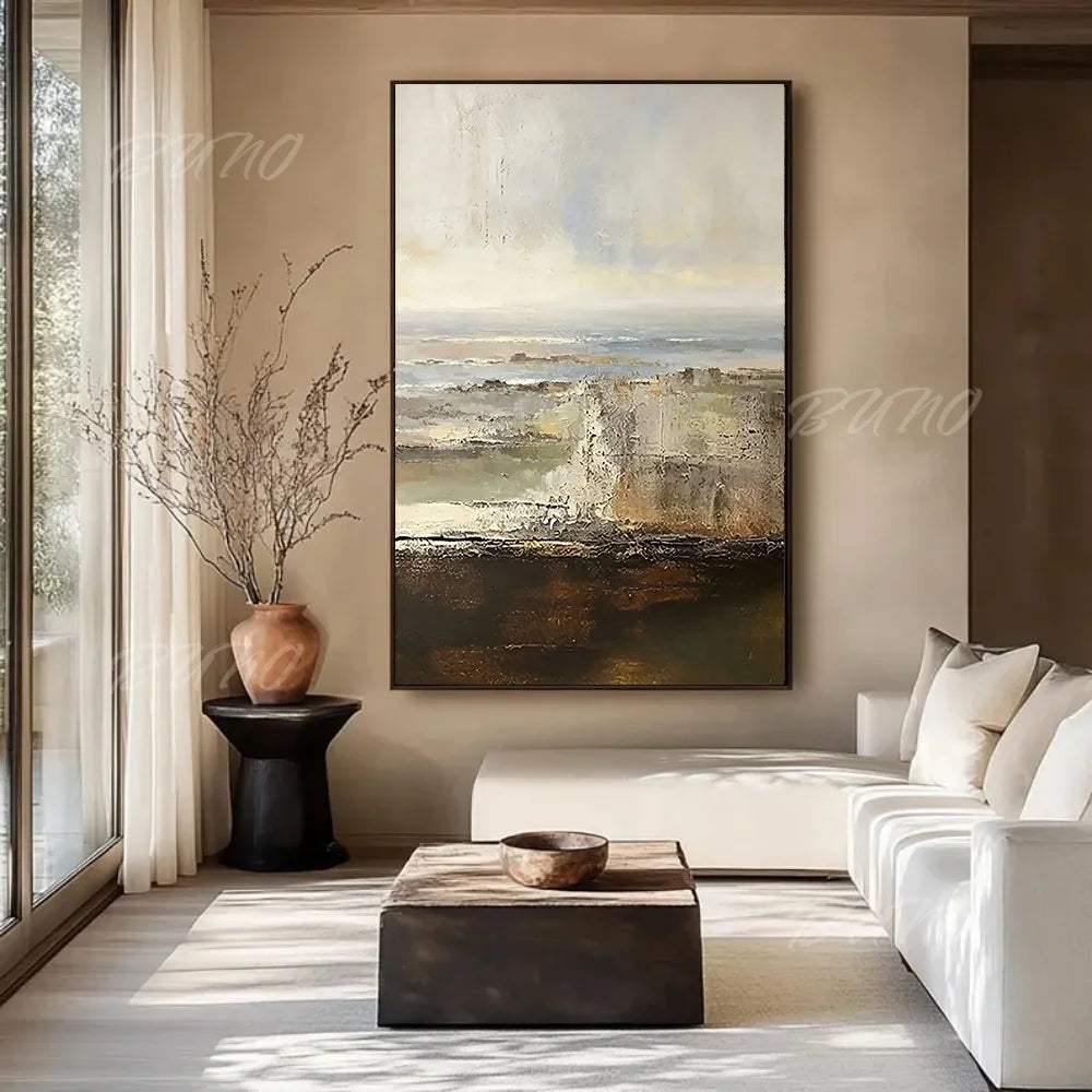 Seascape Palette Knife Art