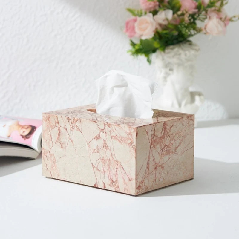 Nordic Marble Tissue Box