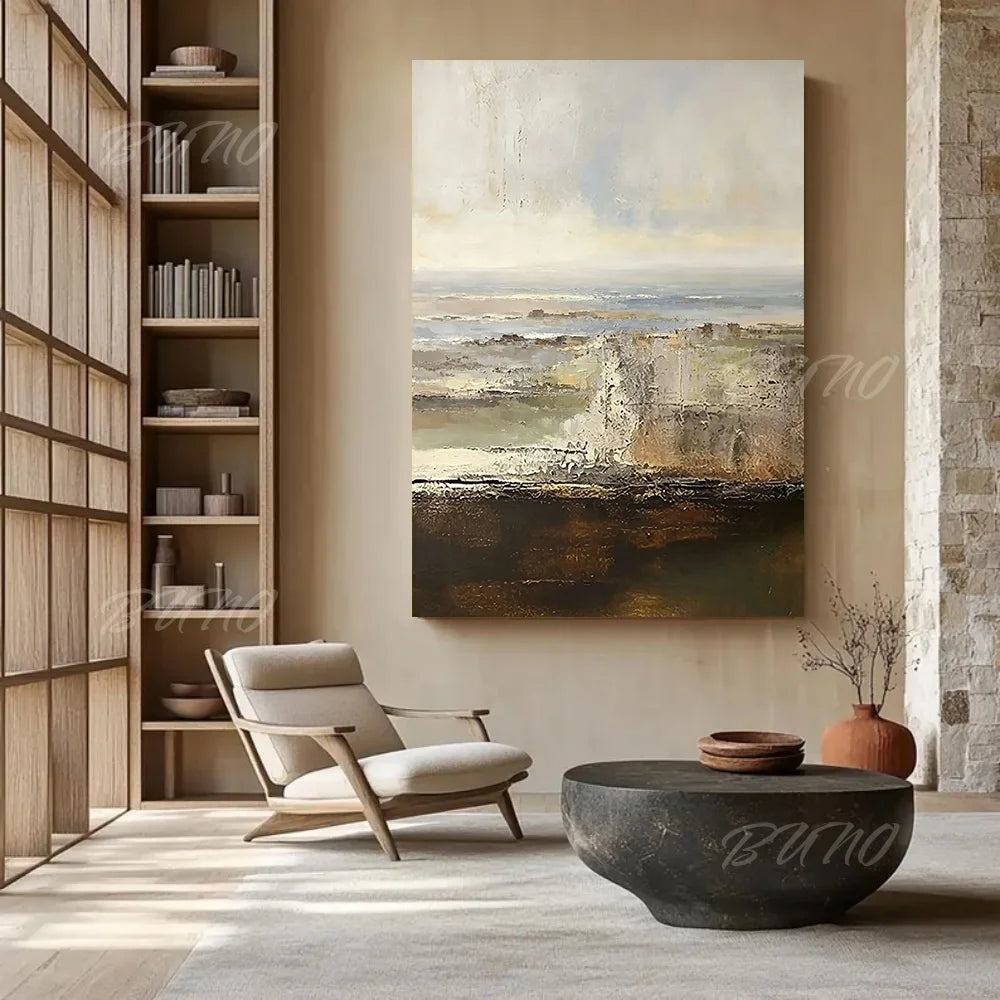 Seascape Palette Knife Art