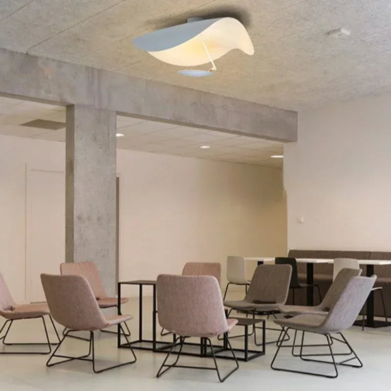 Modern Black and White LED Ceiling Lamp