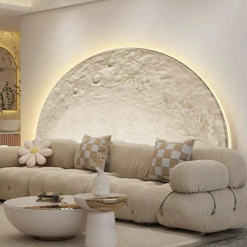 Moon Sandstone Mural Light